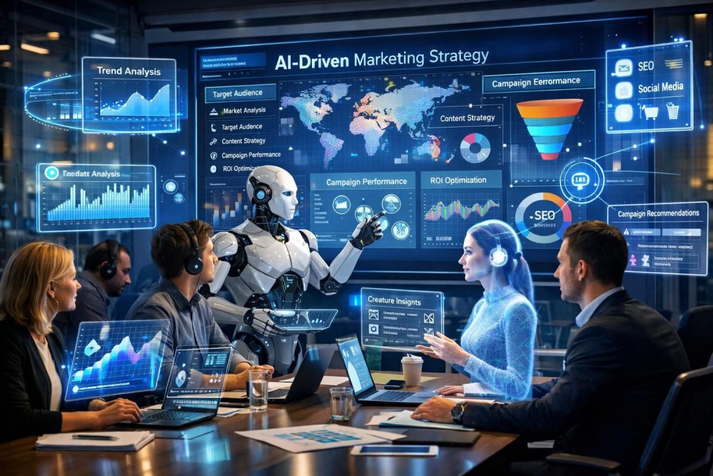 entdecken sie, wie künstliche intelligenz die gesamte marketingkette nahtlos integriert – von der strategieentwicklung bis zur erfolgreichen umsetzung.